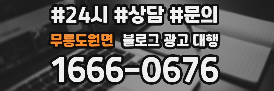 무릉도원면 블로그 광고 대행