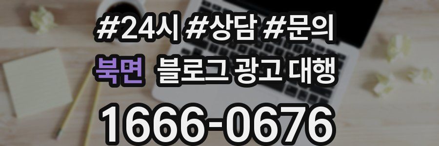 북면 블로그 광고 대행