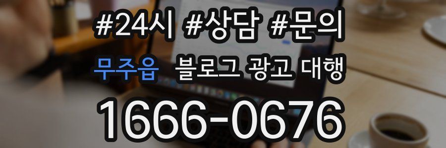 무주읍 블로그 광고 대행