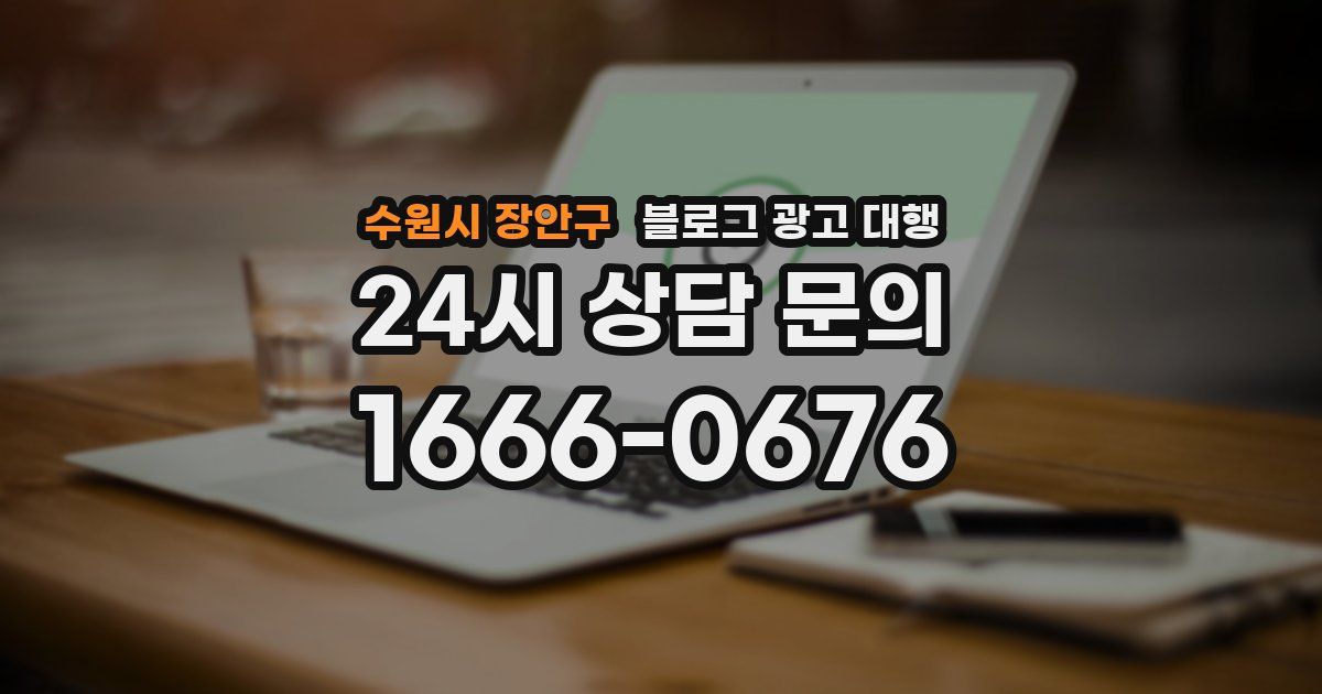 수원시 장안구 블로그 광고 대행