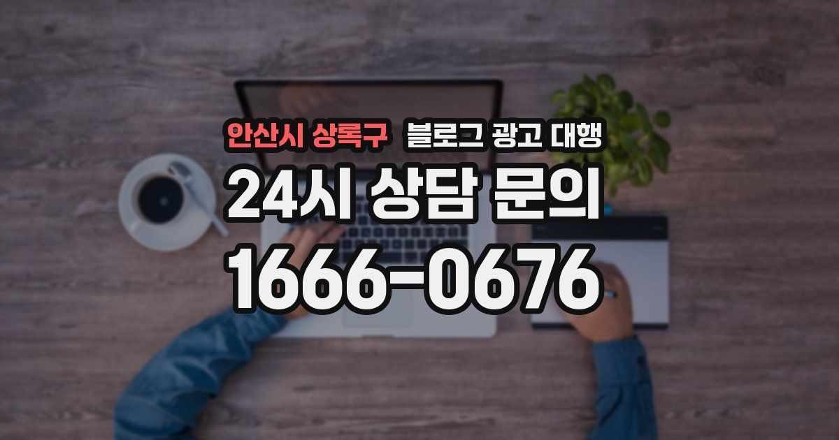안산시 상록구 블로그 광고 대행
