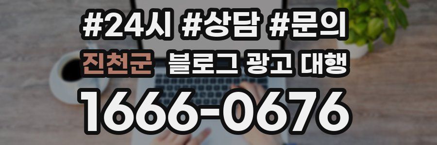 진천군 블로그 광고 대행