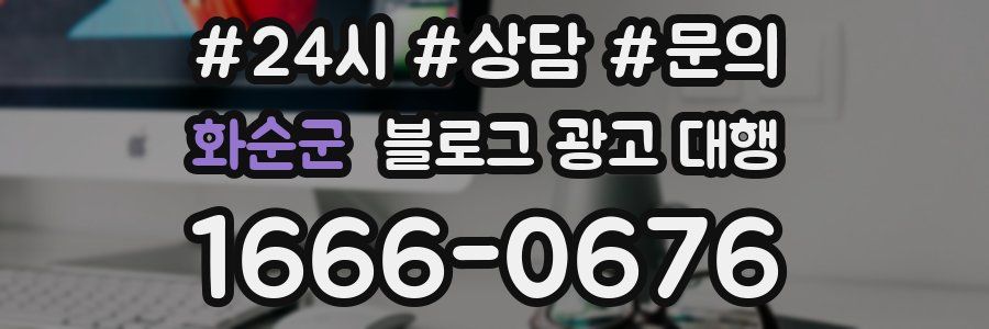 화순군 블로그 광고 대행