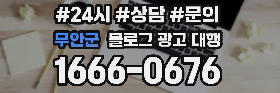 무안군 블로그 광고 대행