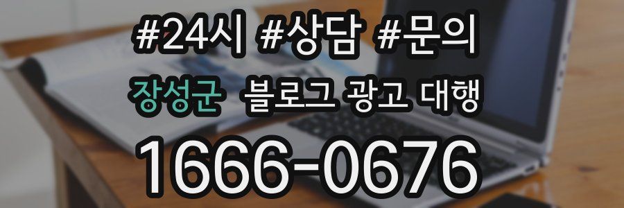 장성군 블로그 광고 대행