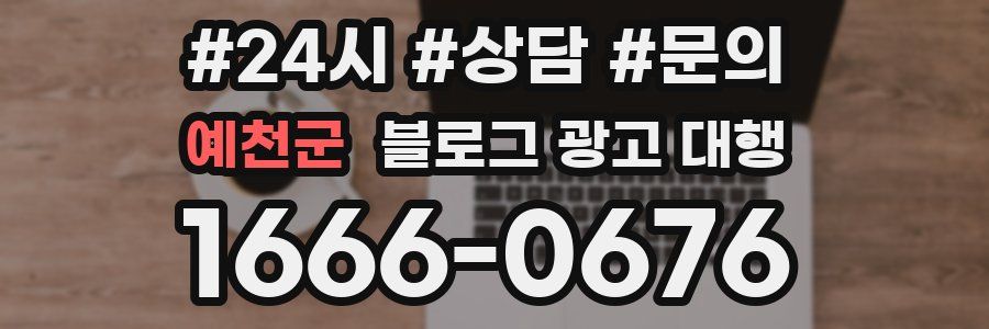예천군 블로그 광고 대행