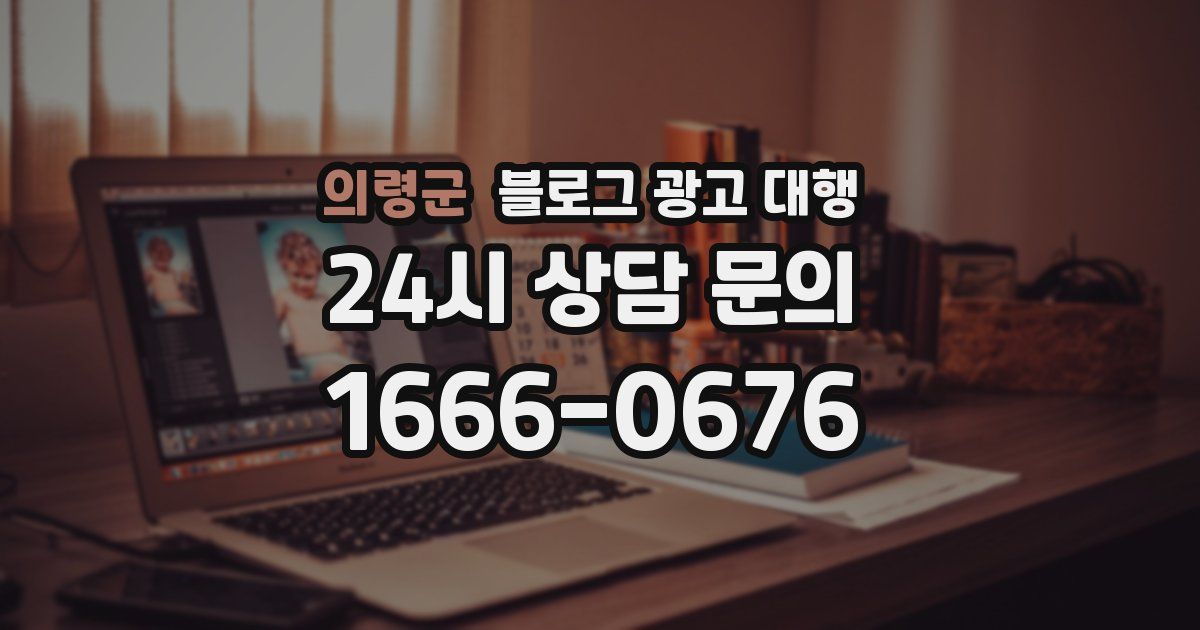 의령군 블로그 광고 대행
