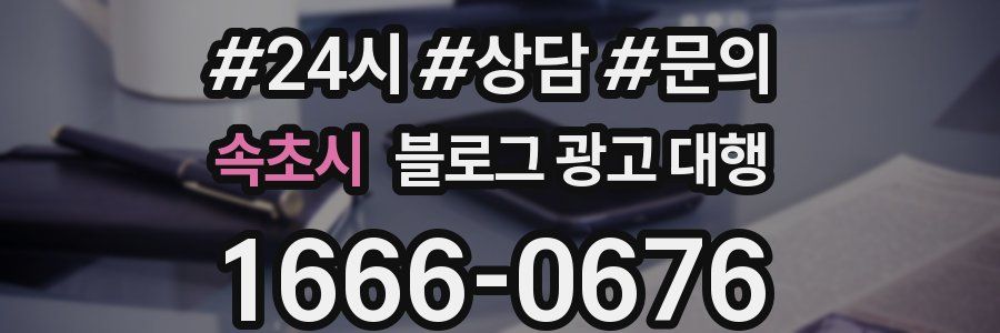 속초시 블로그 광고 대행