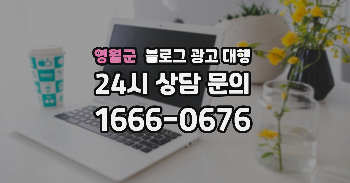 영월군 블로그 광고 대행