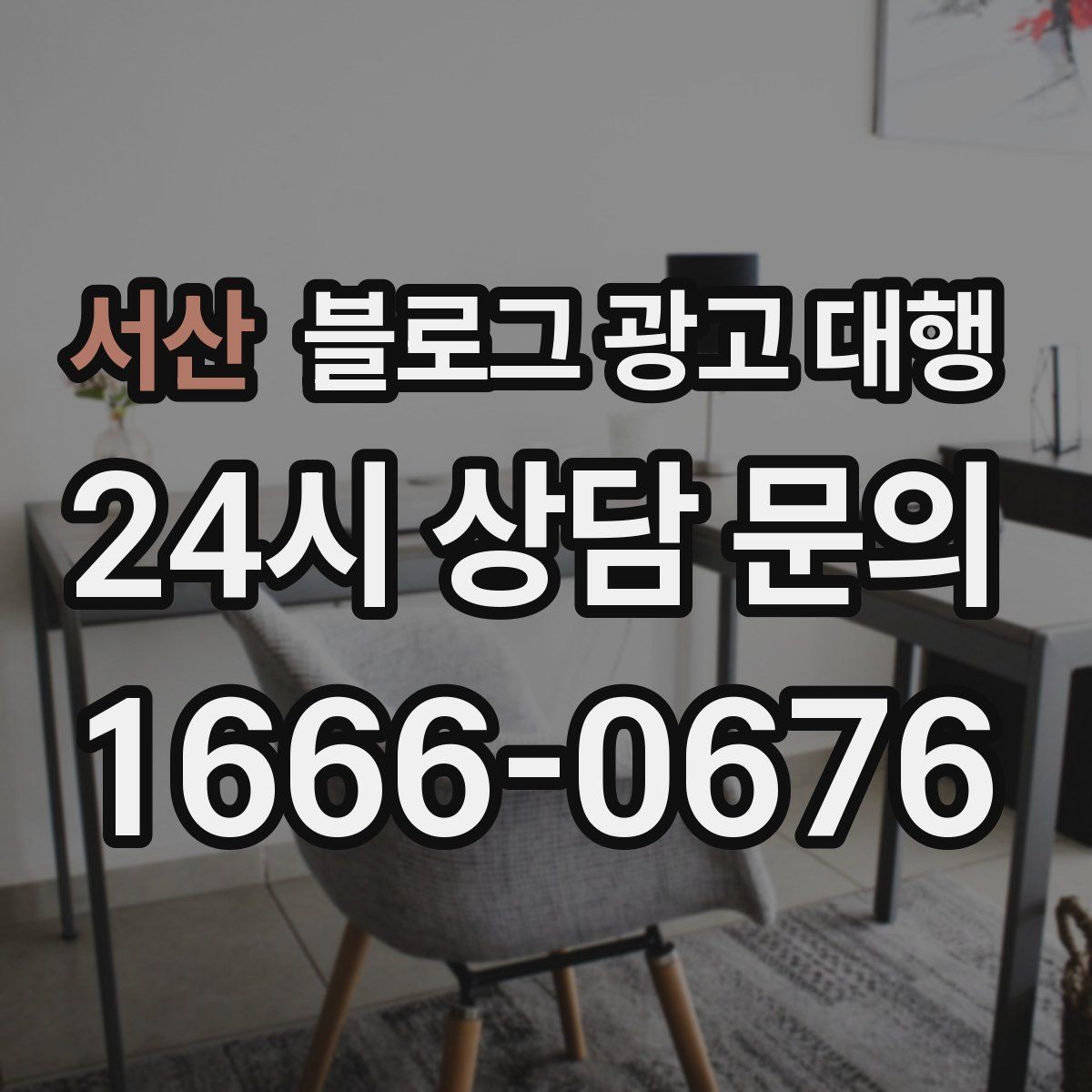서산 블로그 광고 대행 진행 과정과 준비 단계