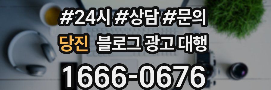 당진 블로그 광고 대행