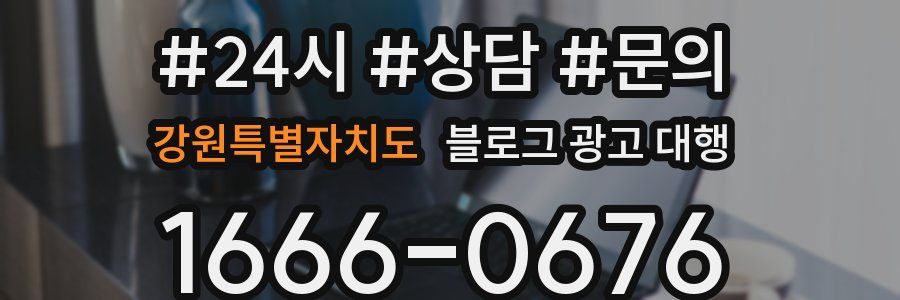 강원특별자치도 블로그 광고 대행