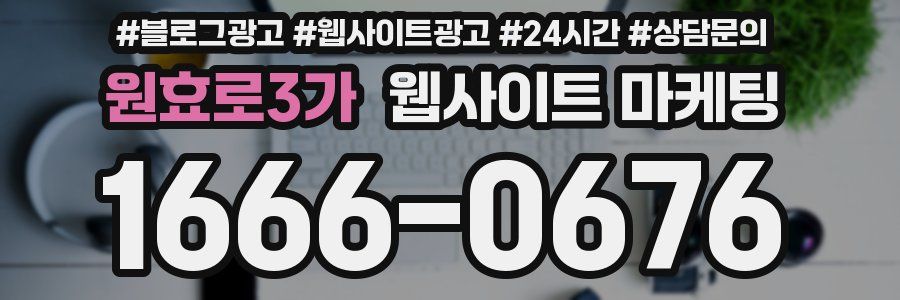원효로3가 웹사이트 마케팅