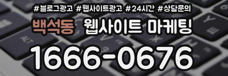 백석동 웹사이트 마케팅