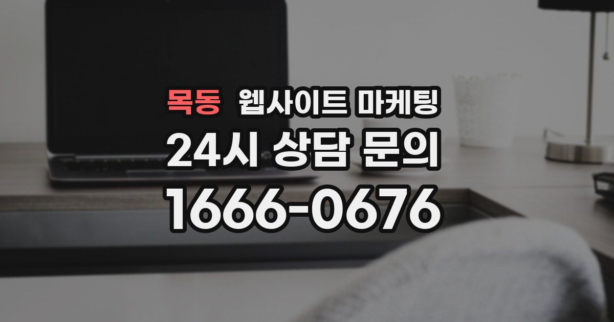 목동 웹사이트 마케팅