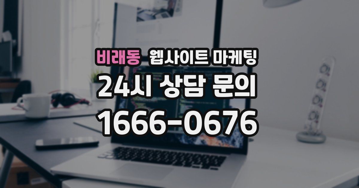 비래동 웹사이트 마케팅