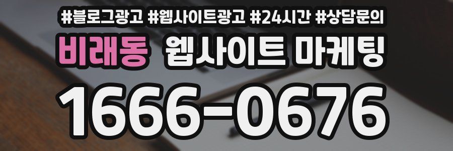 비래동 웹사이트 마케팅