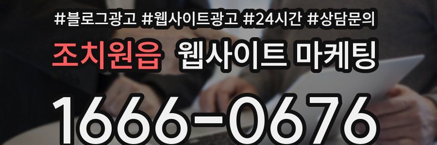 조치원읍 웹사이트 마케팅
