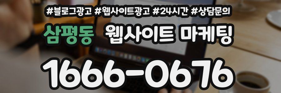 삼평동 웹사이트 마케팅