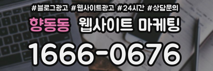 향동동 웹사이트 마케팅