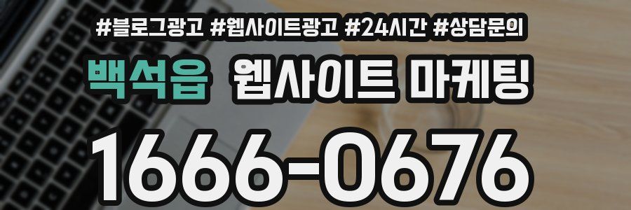 백석읍 웹사이트 마케팅