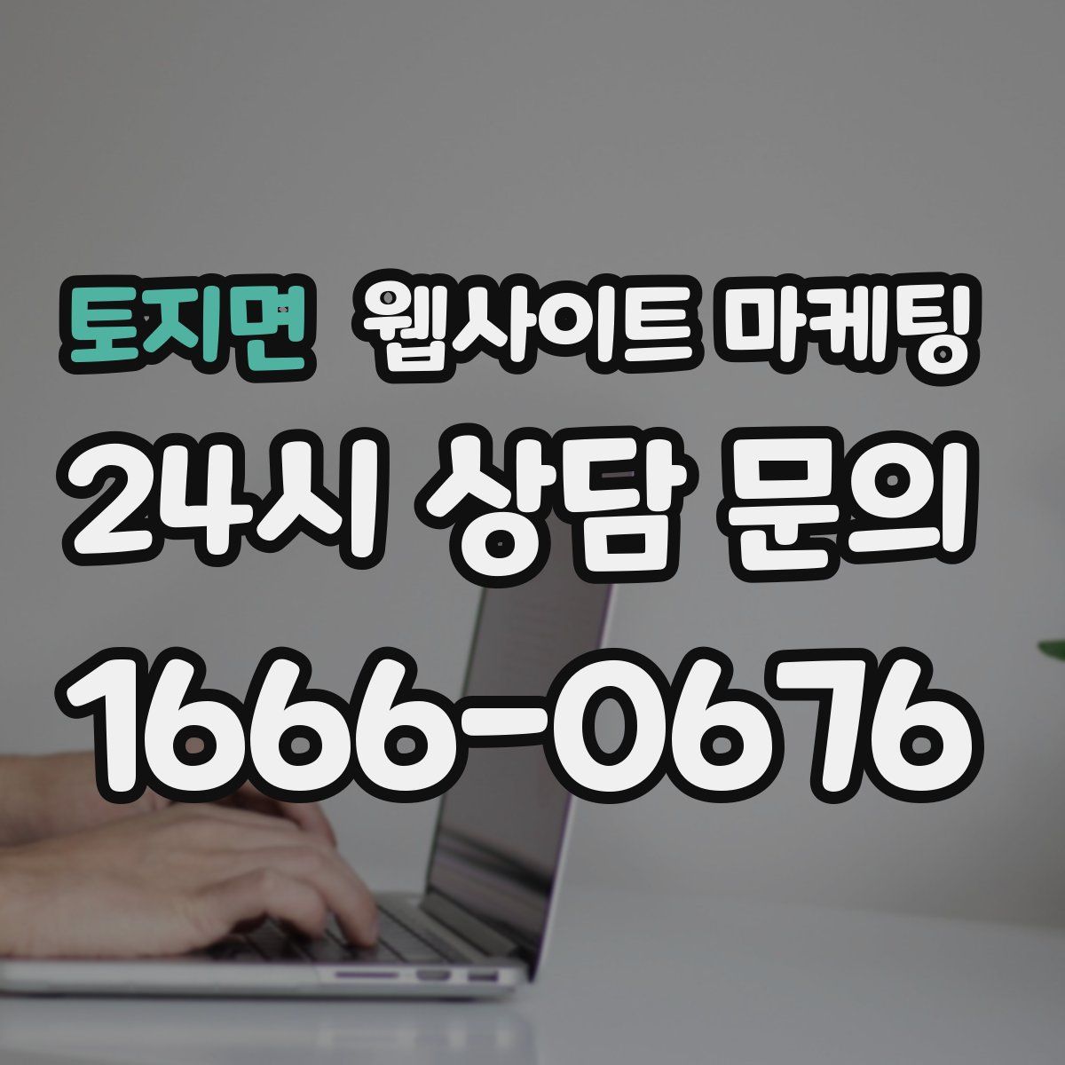 토지면 웹사이트 마케팅