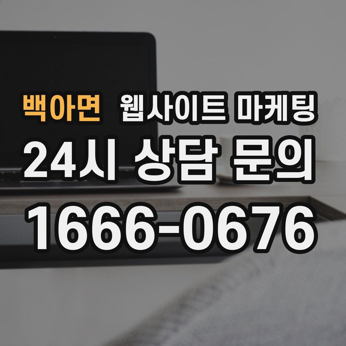 백아면 웹사이트 마케팅