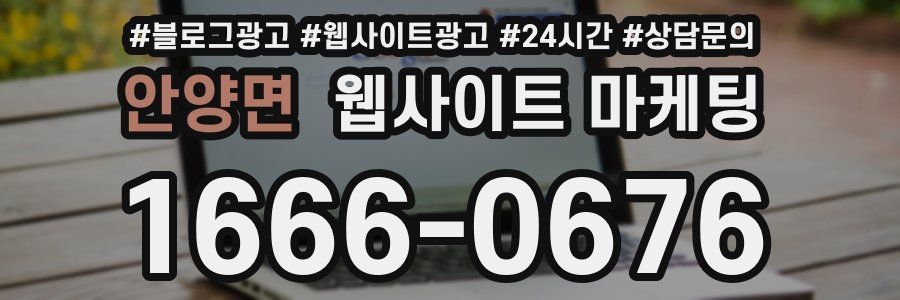 안양면 웹사이트 마케팅