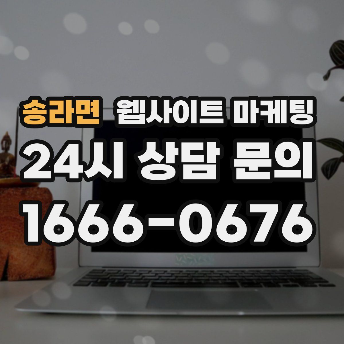 송라면 웹사이트 마케팅