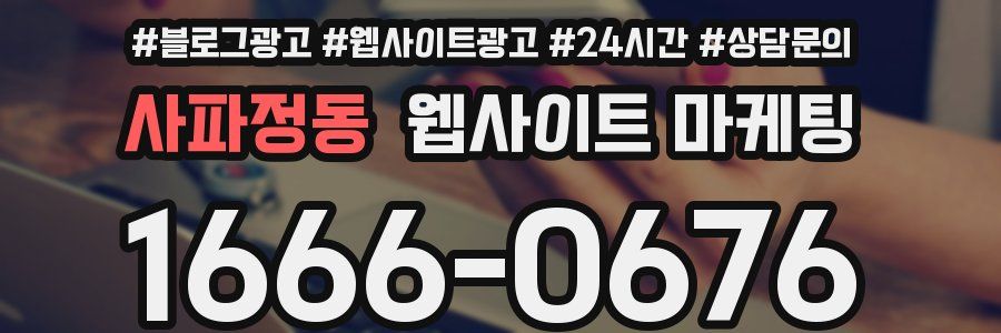 사파정동 웹사이트 마케팅