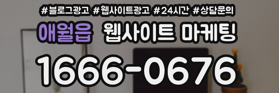 애월읍 웹사이트 마케팅
