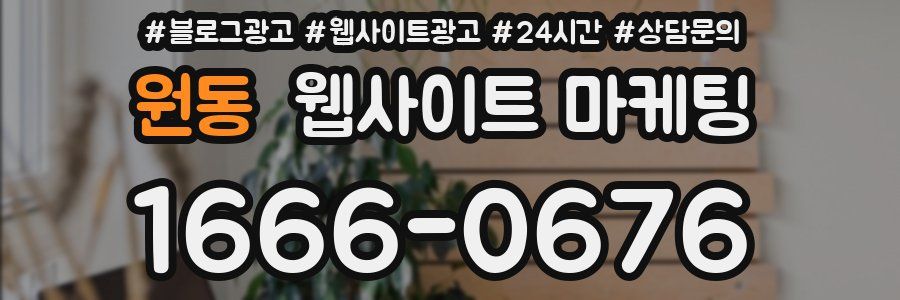 원동 웹사이트 마케팅