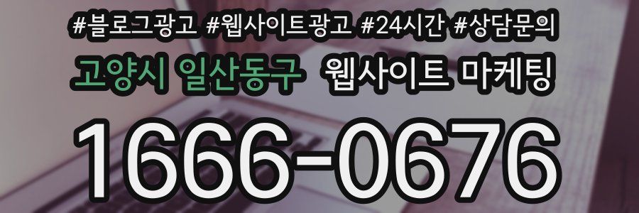 고양시 일산동구 웹사이트 마케팅