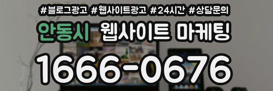 안동시 웹사이트 마케팅