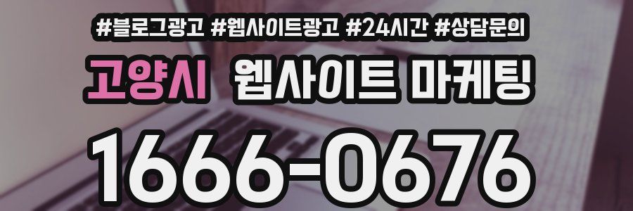 고양시 웹사이트 마케팅