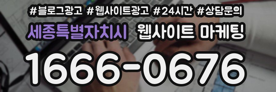 세종특별자치시 웹사이트 마케팅