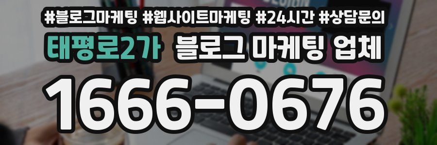 태평로2가 블로그 마케팅 업체