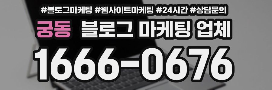 궁동 블로그 마케팅 업체