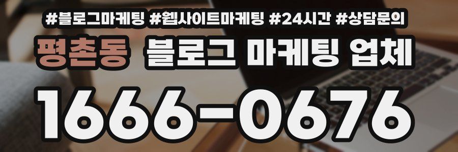 평촌동 블로그 마케팅 업체
