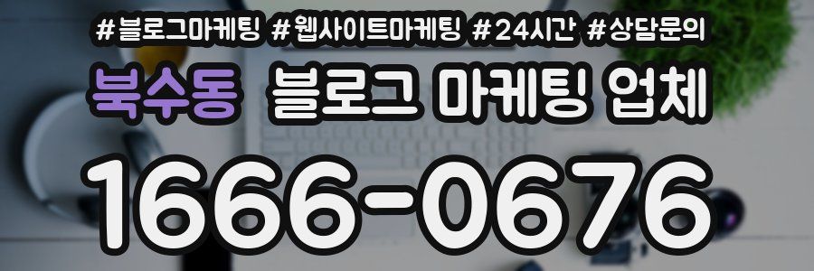 북수동 블로그 마케팅 업체