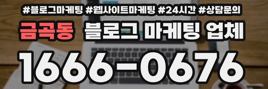 금곡동 블로그 마케팅 업체