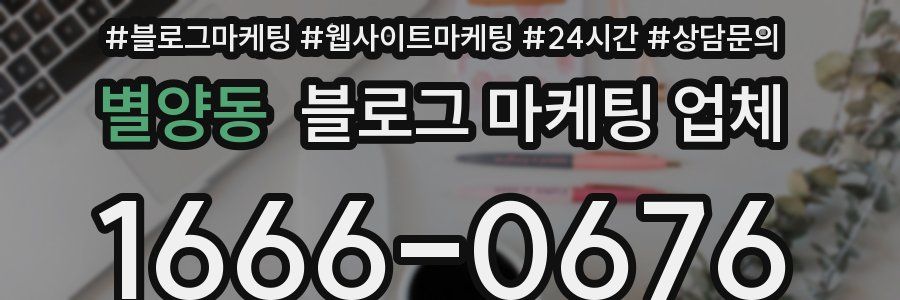 별양동 블로그 마케팅 업체