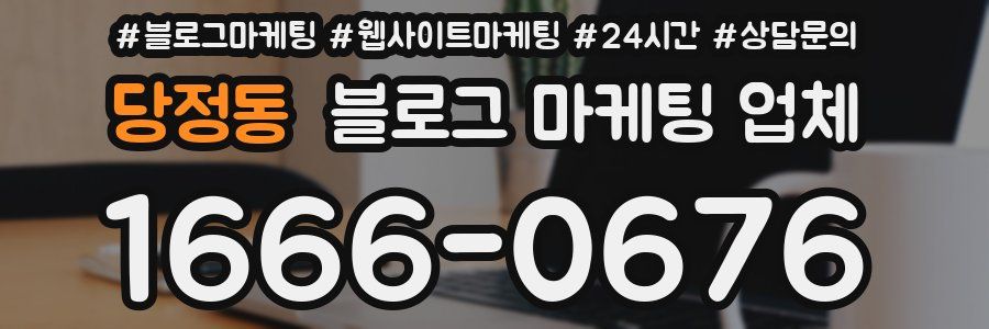 당정동 블로그 마케팅 업체