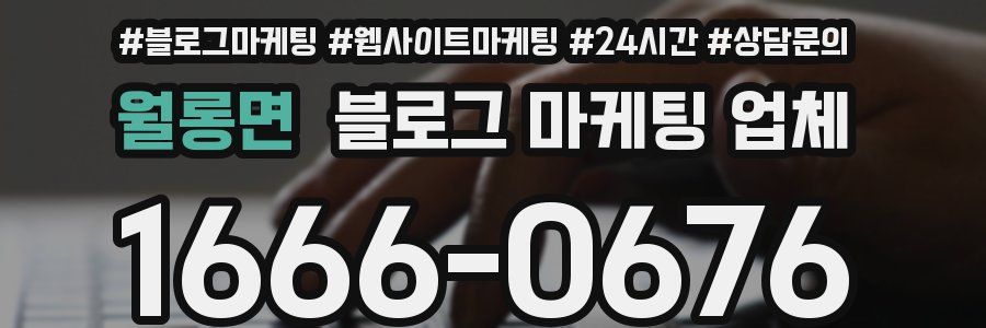 월롱면 블로그 마케팅 업체