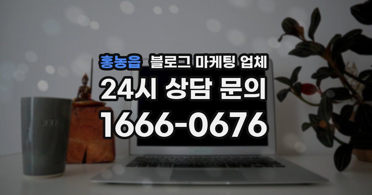 홍농읍 블로그 마케팅 업체