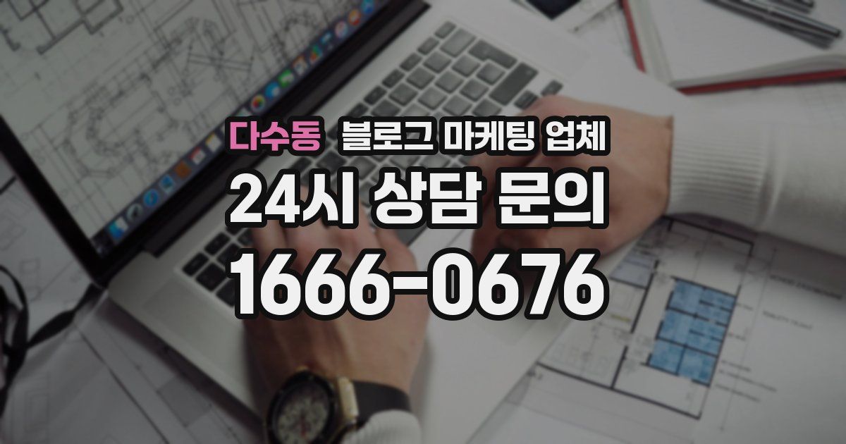 다수동 블로그 마케팅 업체
