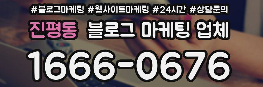 진평동 블로그 마케팅 업체