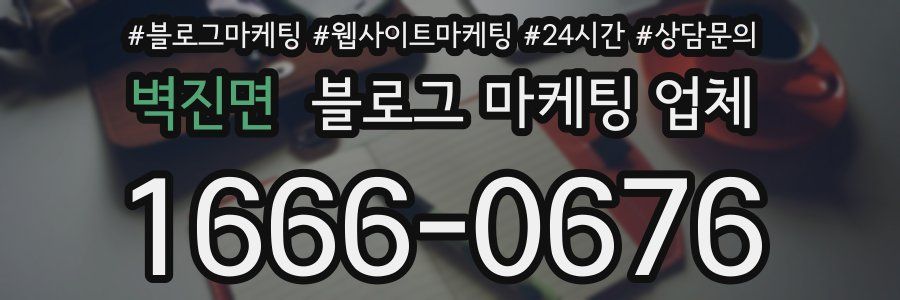 벽진면 블로그 마케팅 업체