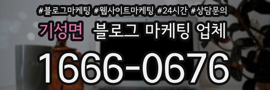 기성면 블로그 마케팅 업체