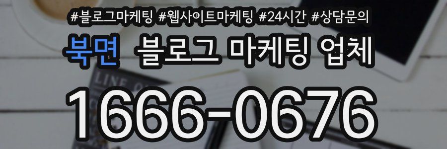 북면 블로그 마케팅 업체